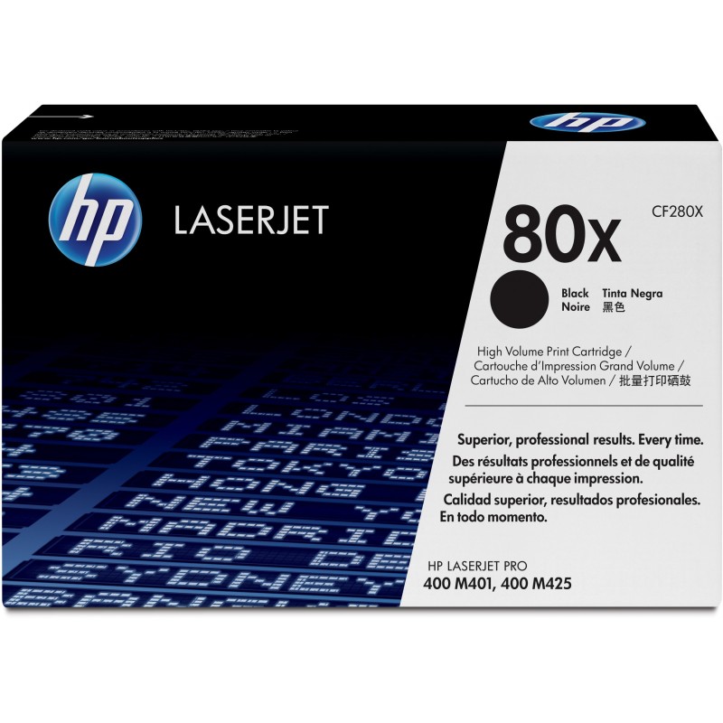 HP Original 80X Toner Cartridge - CF280X - High-Yield Black, approx. 6900 pages — Buy in Cyprus with Fast Delivery