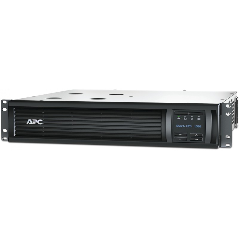 APC Smart-UPS SMT1500RMI2UNC - 1.5 kVA (1000W) Rack 2U UPS, Black, LCD, 4×IEC C13, AP9631 NMC