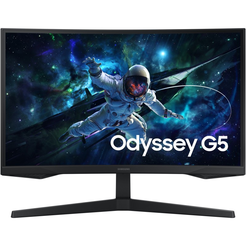 Samsung Odyssey G5 S27CG554EU - 27-inch QHD (2560x1440) VA Curved 1000R, 165Hz, 1ms, HDR10, HDMI 2.0 + DP1.2, Black