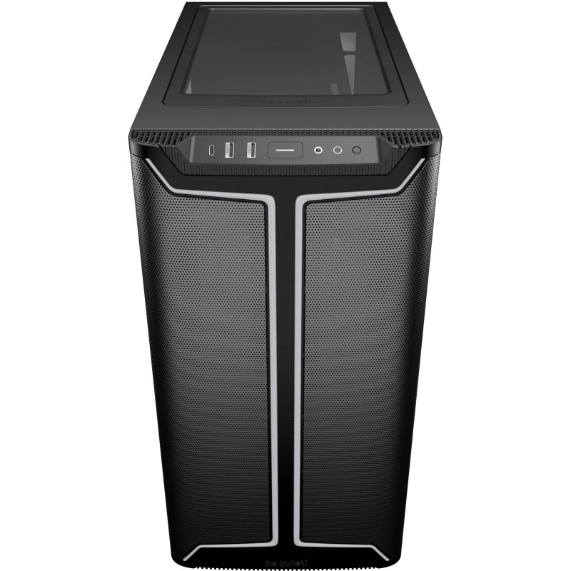be quiet! Pure Base 501 DX - Mid Tower PC Case - Black, ATX/mATX/Mini-ITX, USB-C, 3x140mm Fans, Tempered Glass