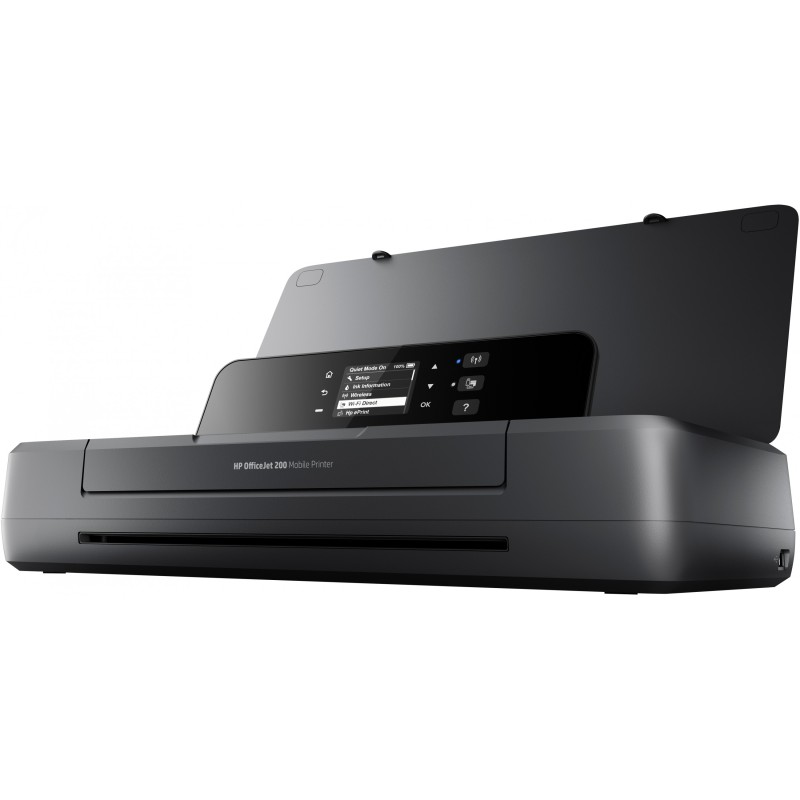 HP Officejet 200 Mobile - Color Thermal Inkjet Printer - Black, 128MB, 525MHz, A4, USB & Wi-Fi