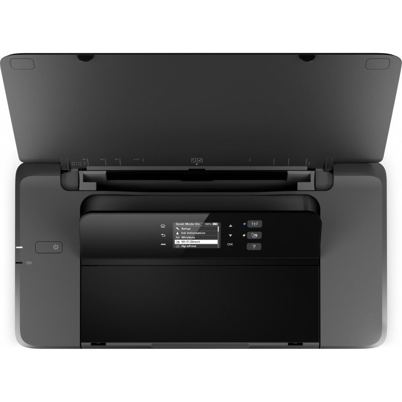 HP Officejet 200 Mobile - Color Thermal Inkjet Printer - Black, 128MB, 525MHz, A4, USB & Wi-Fi