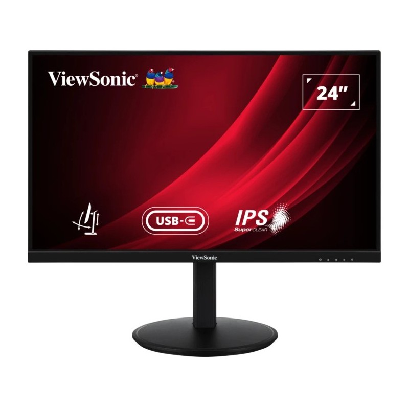ViewSonic VG2409-MHDU-2 - 23.8-inch FHD IPS 100Hz Monitor - HDMI, DP, USB-C, HDR10, Black — Buy in Cyprus with Fast Delivery