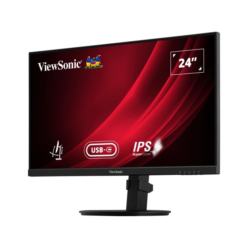 ViewSonic VG2409-MHDU-2 - 23.8-inch FHD IPS 100Hz Monitor - HDMI, DP, USB-C, HDR10, Black — Buy in Cyprus with Fast Delivery