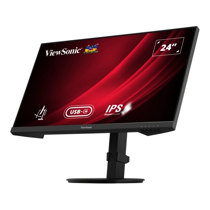 ViewSonic VG2409-MHDU-2 - 23.8-inch FHD IPS 100Hz Monitor - HDMI, DP, USB-C, HDR10, Black — Buy in Cyprus with Fast Delivery