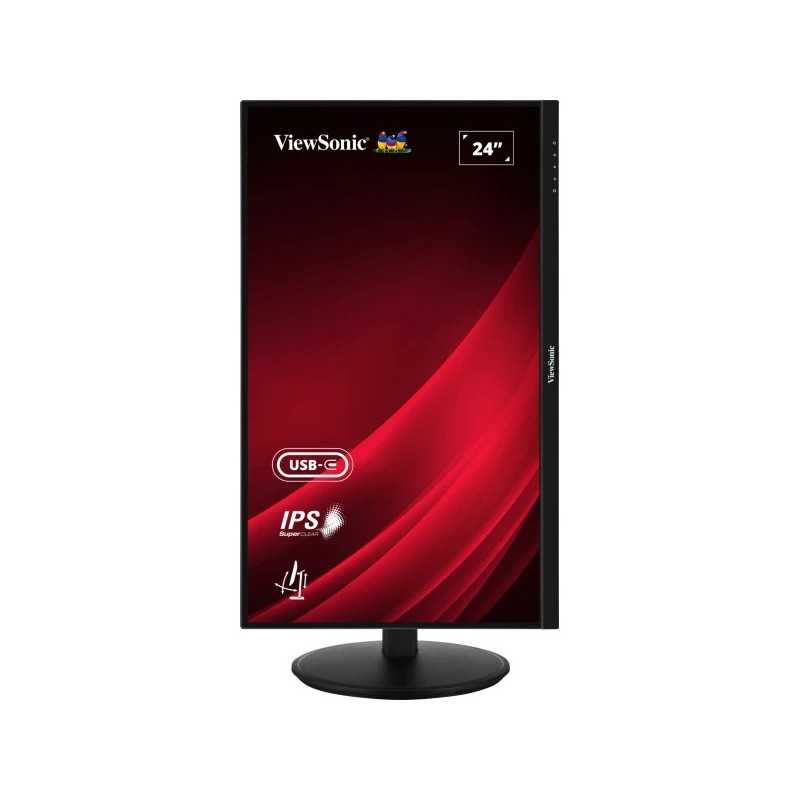 ViewSonic VG2409-MHDU-2 - 23.8-inch FHD IPS 100Hz Monitor - HDMI, DP, USB-C, HDR10, Black — Buy in Cyprus with Fast Delivery