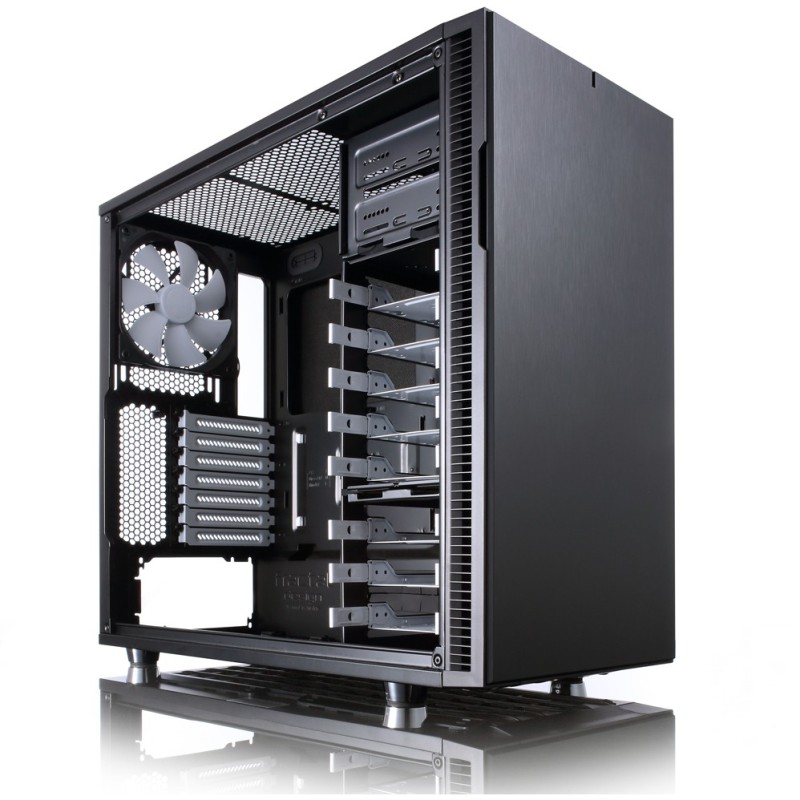 Fractal Design Define R5 - Mid Tower PC Case - Black, ATX/mATX/Mini-ITX, 440mm GPU, 180mm CPU