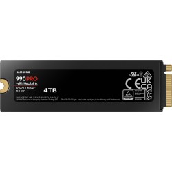 Samsung 990 PRO - 4TB M.2 2280 NVMe PCIe 4.0 x4 SSD with Heatsink - V-NAND TLC, 7450/6900 MB/s