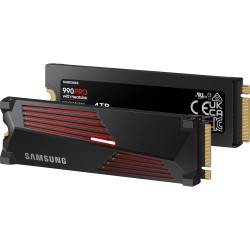 Samsung 990 PRO - 4TB M.2 2280 NVMe PCIe 4.0 x4 SSD with Heatsink - V-NAND TLC, 7450/6900 MB/s