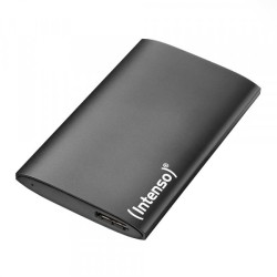 Intenso PREMIUM 500GB Portable SSD - Model 3823451 - USB 3.2 Gen1 (USB-A), Black, 1.8-inch Aluminum