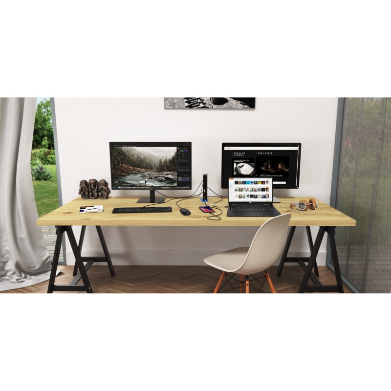 D I-TEC USB 3.0 Dual HDMI Docking Station - Black, USB-A 3.0, Dual HDMI, Gigabit Ethernet — Buy in Cyprus with Fast Delivery