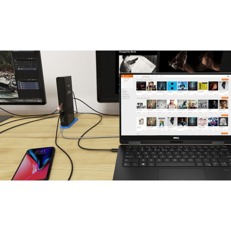 D I-TEC USB 3.0 Dual HDMI Docking Station - Black, USB-A 3.0, Dual HDMI, Gigabit Ethernet — Buy in Cyprus with Fast Delivery