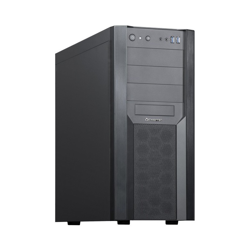 Chieftec Mesh Series - CW-01B-OP - Black Mid-Tower PC Case, ATX/mATX/Mini-ITX, 7x3.5" bays, 410mm GPU, 165mm CPU Cooler