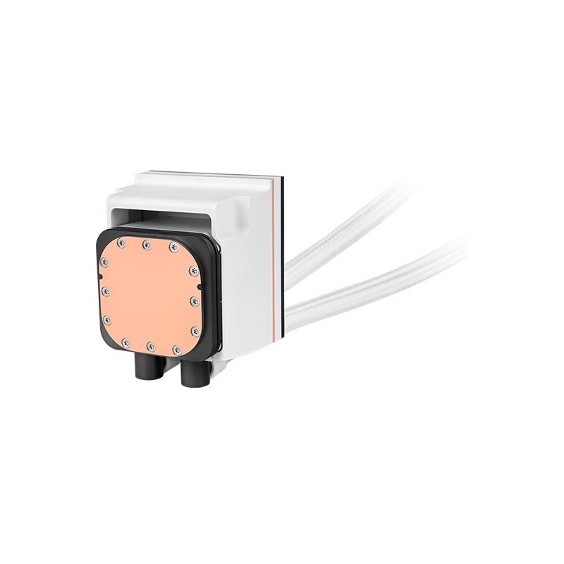 Thermaltake MAGFloe 360 Ultra Snow Edition - AIO 360mm Liquid CPU Cooler - White, ARGB, TFT Display, 355W TDP