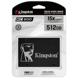 2.5\" Kingston KC600 - KC600 - SATA III 2.5\" SSD, 512GB, 3D TLC, 550/520 MB/s — Buy in Cyprus with Fast Delivery