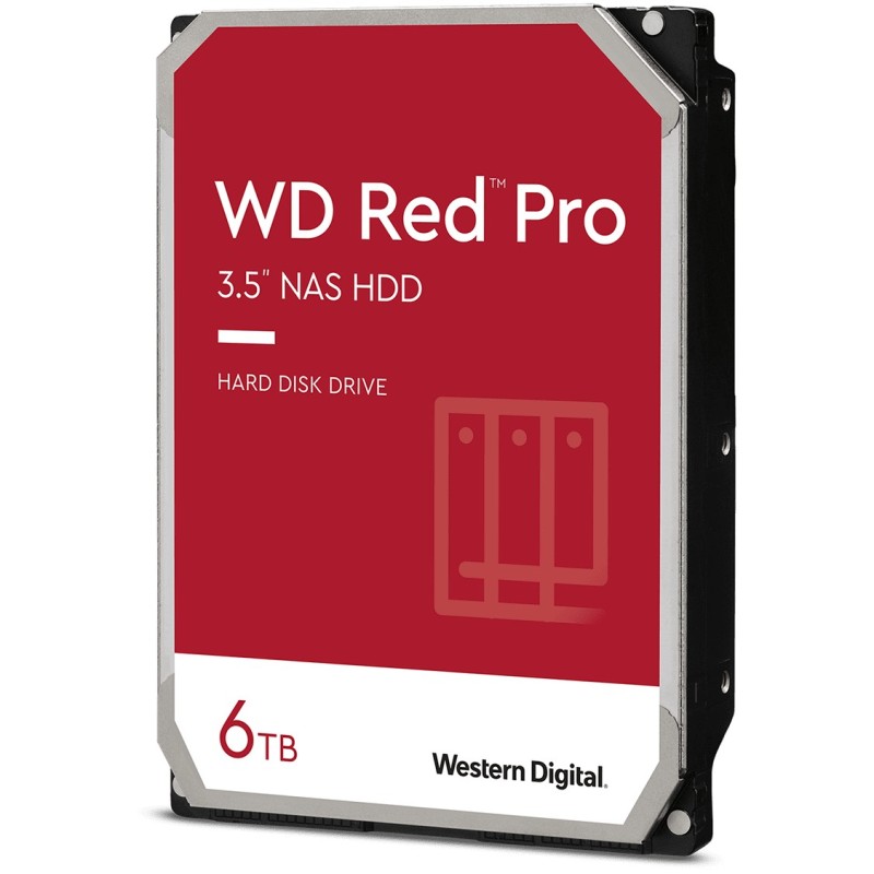 Western Digital Red Pro 6TB 3.5" SATA III NAS HDD - 7200 RPM 256MB Cache - WD6005FFBX (Boxed)