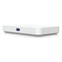 Unifi Cloud Gateway Fiber - UCG-Fiber - White, 3000 MB RAM, 2200 MHz CPU, 4x2.5G LAN, 1x10G SFP+, PoE+ 30W