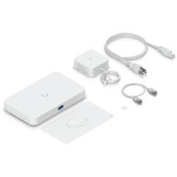 Unifi Cloud Gateway Fiber - UCG-Fiber - White, 3000 MB RAM, 2200 MHz CPU, 4x2.5G LAN, 1x10G SFP+, PoE+ 30W