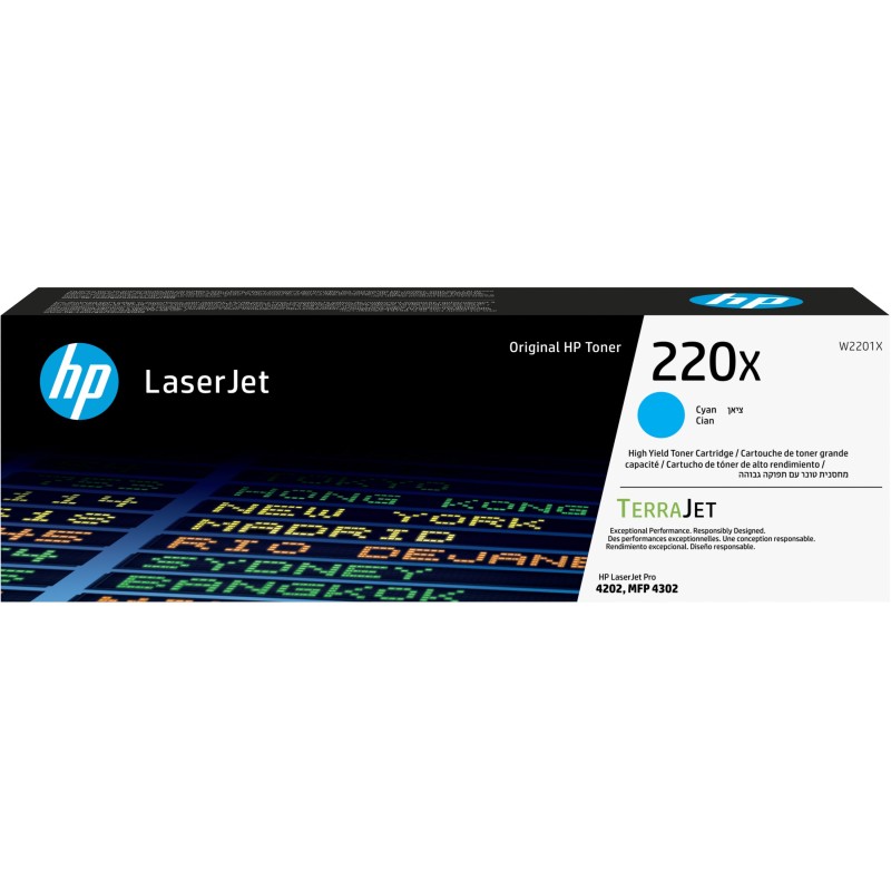 HP Toner 220X - W2201X - Cyan, 5500 pages, Original — Buy in Cyprus with Fast Delivery