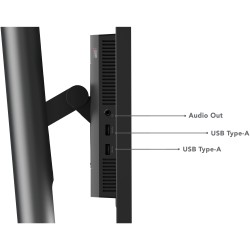 Lenovo ThinkVision P27q-30 - 27in QHD IPS Monitor, 2560x1440, HDR10, 350 cd/m², USB 3.2 Hub, DP1.4/HDMI2.0, Raven Black