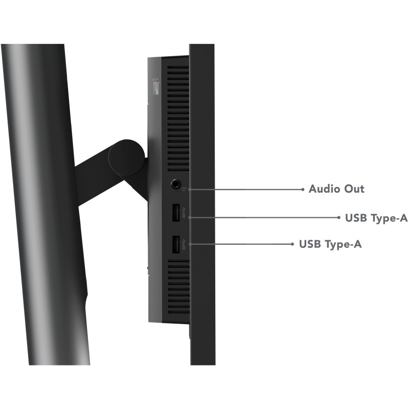 Lenovo ThinkVision P27q-30 - 27in QHD IPS Monitor, 2560x1440, HDR10, 350 cd/m², USB 3.2 Hub, DP1.4/HDMI2.0, Raven Black