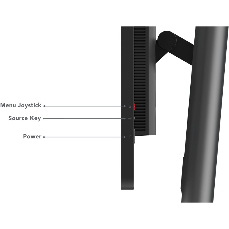 Lenovo ThinkVision P27q-30 - 27in QHD IPS Monitor, 2560x1440, HDR10, 350 cd/m², USB 3.2 Hub, DP1.4/HDMI2.0, Raven Black