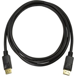 DisplayPort 1.4 Cable DP-DP Male-Male 3m - CV0121 - Black, Gold-plated, Latching, 8K@60Hz — Buy in Cyprus with Fast Delivery