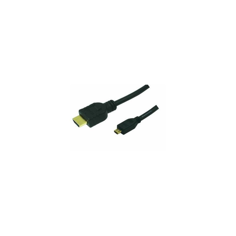 Logilink HDMI Cable A to Micro D M/M - 1 m - Black — Buy in Cyprus with Fast Delivery