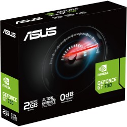 ASUS GeForce GT 730 2GB GDDR5 (2GD5 4H) - Black/Blue, 902 MHz Boost, Passive Cooling, 4× HDMI