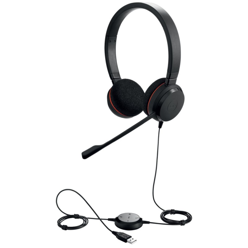 Jabra Evolve 20 SE MS Stereo Headset - Evolve 20 SE - Black — Buy in Cyprus with Fast Delivery