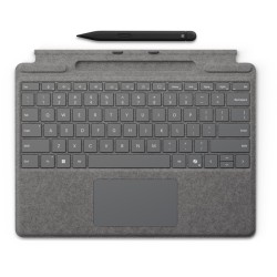 Microsoft Surface Pro Keyboard Cover - Surface Pro 10 - Platinum, German QWERTZ, Touchpad — Buy in Cyprus with Fast Delivery