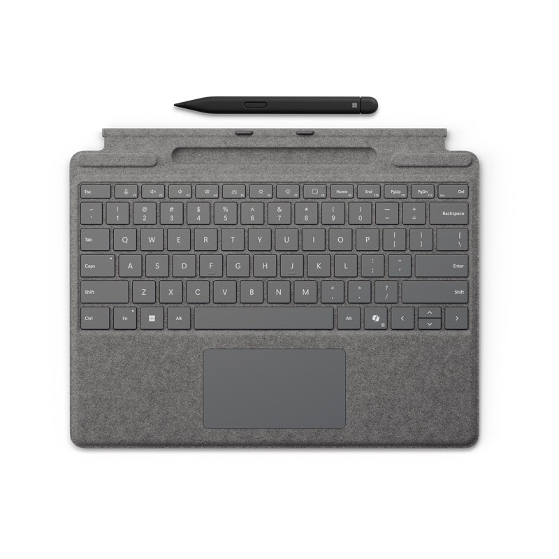 Microsoft Surface Pro Keyboard Cover - Surface Pro 10 - Platinum, German QWERTZ, Touchpad — Buy in Cyprus with Fast Delivery