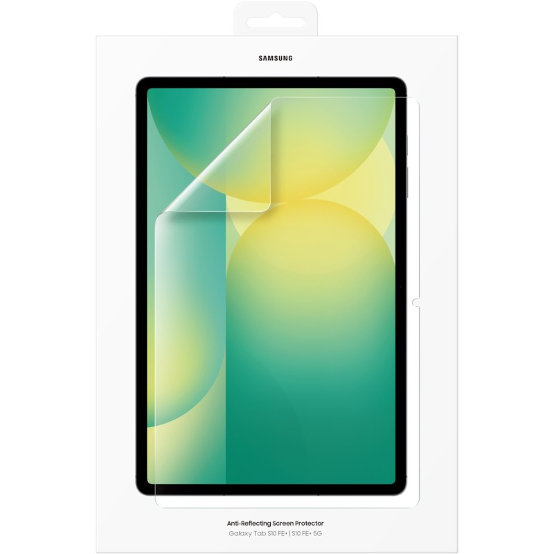 Samsung Anti-Glare Screen Protector for Galaxy Tab S10 FE+ - Frameless, Transparent, Cleaning Kit