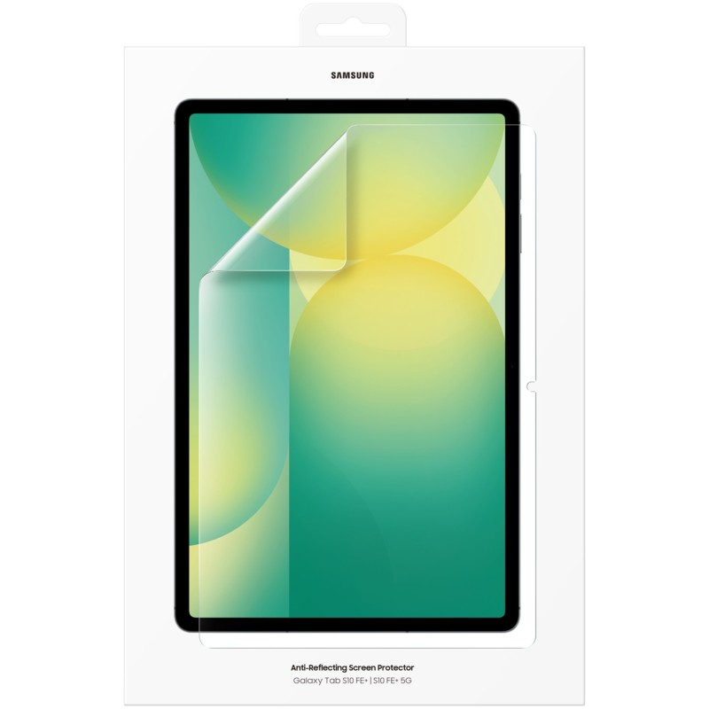 Samsung Anti-Glare Screen Protector for Galaxy Tab S10 FE+ - Frameless, Transparent, Cleaning Kit