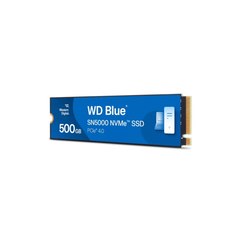Western Digital Blue SN5000 500GB M.2 2280 NVMe SSD - PCIe 4.0 x4, 5000 MB/s - WDS500G4B0E (Boxed)