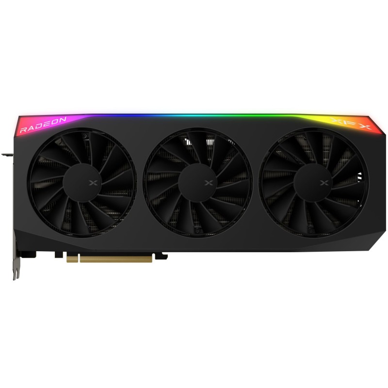 RX 9070 XT 16GB XFX Mercury Gaming RGB OC GDDR6 3-Fan - RX 9070 XT - Black, 16GB GDDR6, PCIe 5.0