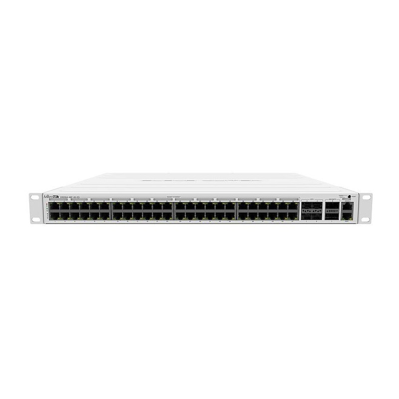 MikroTik CRS354-48P-4S+2Q+RM - 48x PoE Gigabit, 4xSFP+, 2xQSFP+, RM, 1U, Managed L3 — Buy in Cyprus with Fast Delivery