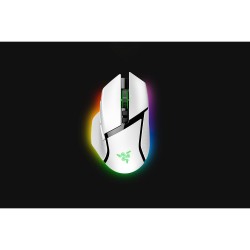 Razer Basilisk V3 Pro - Right-Handed Gaming Mouse - White, 30000 DPI, Tri-Mode Wireless/Bluetooth/USB-C