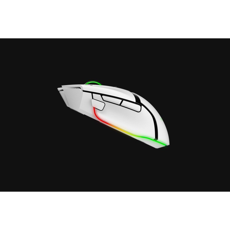 Razer Basilisk V3 Pro - Right-Handed Gaming Mouse - White, 30000 DPI, Tri-Mode Wireless/Bluetooth/USB-C