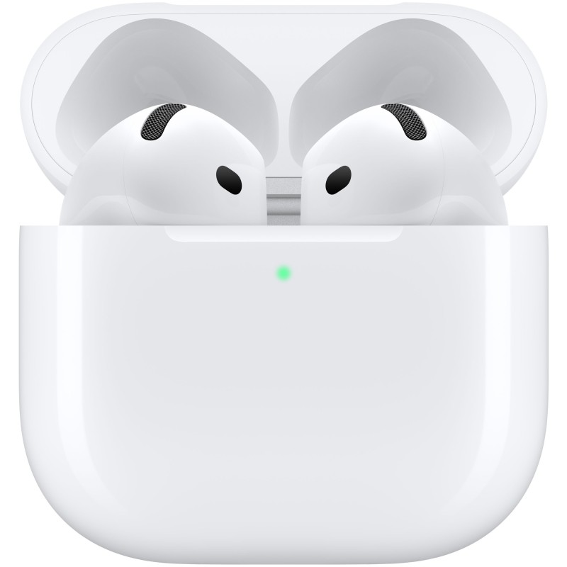 Apple AirPods 4 with Active Noise Cancellation - AirPods (4th Gen) - White, In-ear, Wireless, ANC
