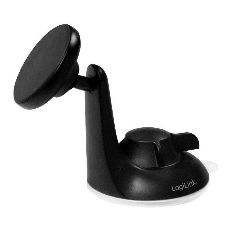 Logilink Magnetic Smartphone Holder - Compact Magnetic Car Mount (Black) — Buy in Cyprus with Fast Delivery