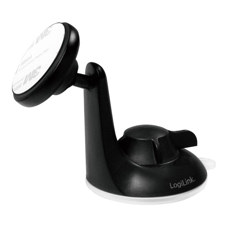Logilink Magnetic Smartphone Holder - Compact Magnetic Car Mount (Black) — Buy in Cyprus with Fast Delivery