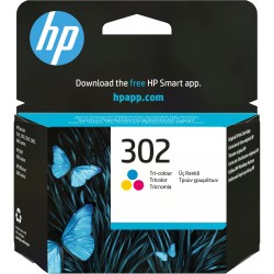 HP 302 Tri-Color Ink Cartridge - F6U65AE - Cyan, Magenta, Yellow — Buy in Cyprus with Fast Delivery