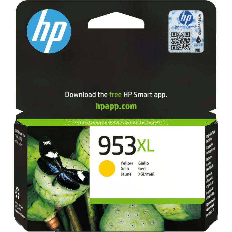 HP 953XL Yellow Ink Cartridge - F6U18AE - (Color: Yellow) — Buy in Cyprus with Fast Delivery