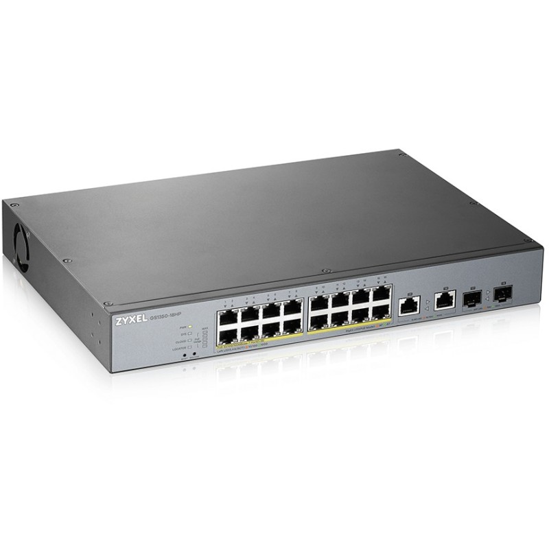 ZyXEL GS1350-M PoE+ Switch - GS1350-M - 16x Gigabit Ports, 131-250 W PoE Budget — Buy in Cyprus with Fast Delivery
