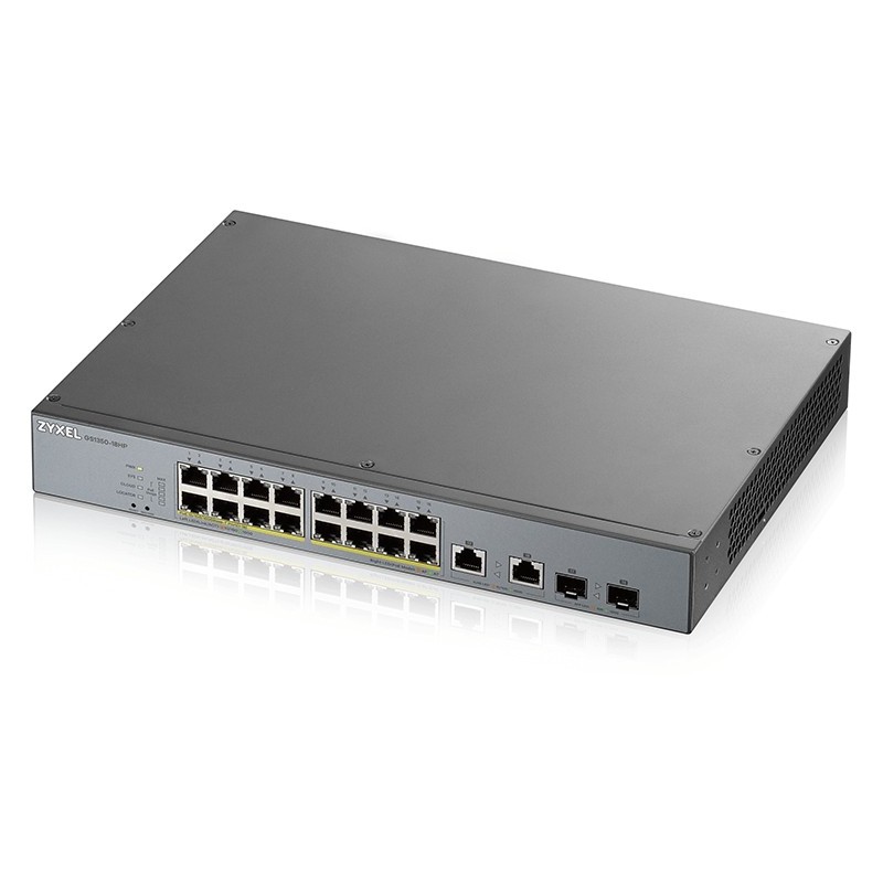 ZyXEL GS1350-M PoE+ Switch - GS1350-M - 16x Gigabit Ports, 131-250 W PoE Budget — Buy in Cyprus with Fast Delivery