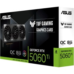 RTX 5060 Ti 8GB ASUS TUF Gaming OC - RTX 5060 Ti - Triple-fan open-air GPU — Buy in Cyprus with Fast Delivery