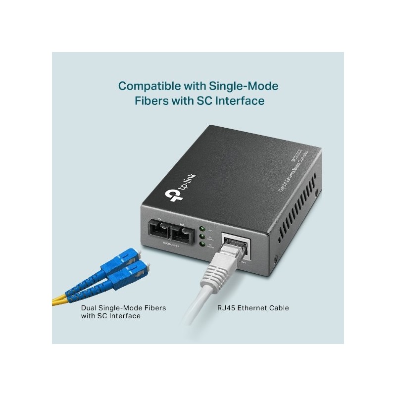 TP-Link Media Converter RJ45 to 1000Base-LX LH SC - MC210CS - (Unmanaged) — Buy in Cyprus with Fast Delivery