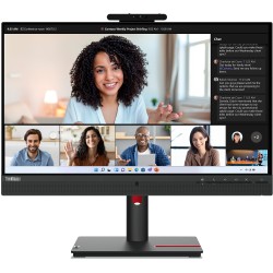 Lenovo ThinkVision T24mv-30 - T24mv-30 - 24 inch IPS FHD monitor, Flat, 75Hz, 4ms, HDMI/DP/USB-C, Black