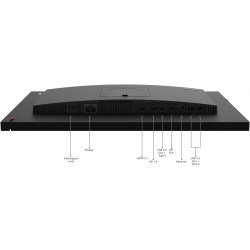 Lenovo ThinkVision T24mv-30 - T24mv-30 - 24 inch IPS FHD monitor, Flat, 75Hz, 4ms, HDMI/DP/USB-C, Black